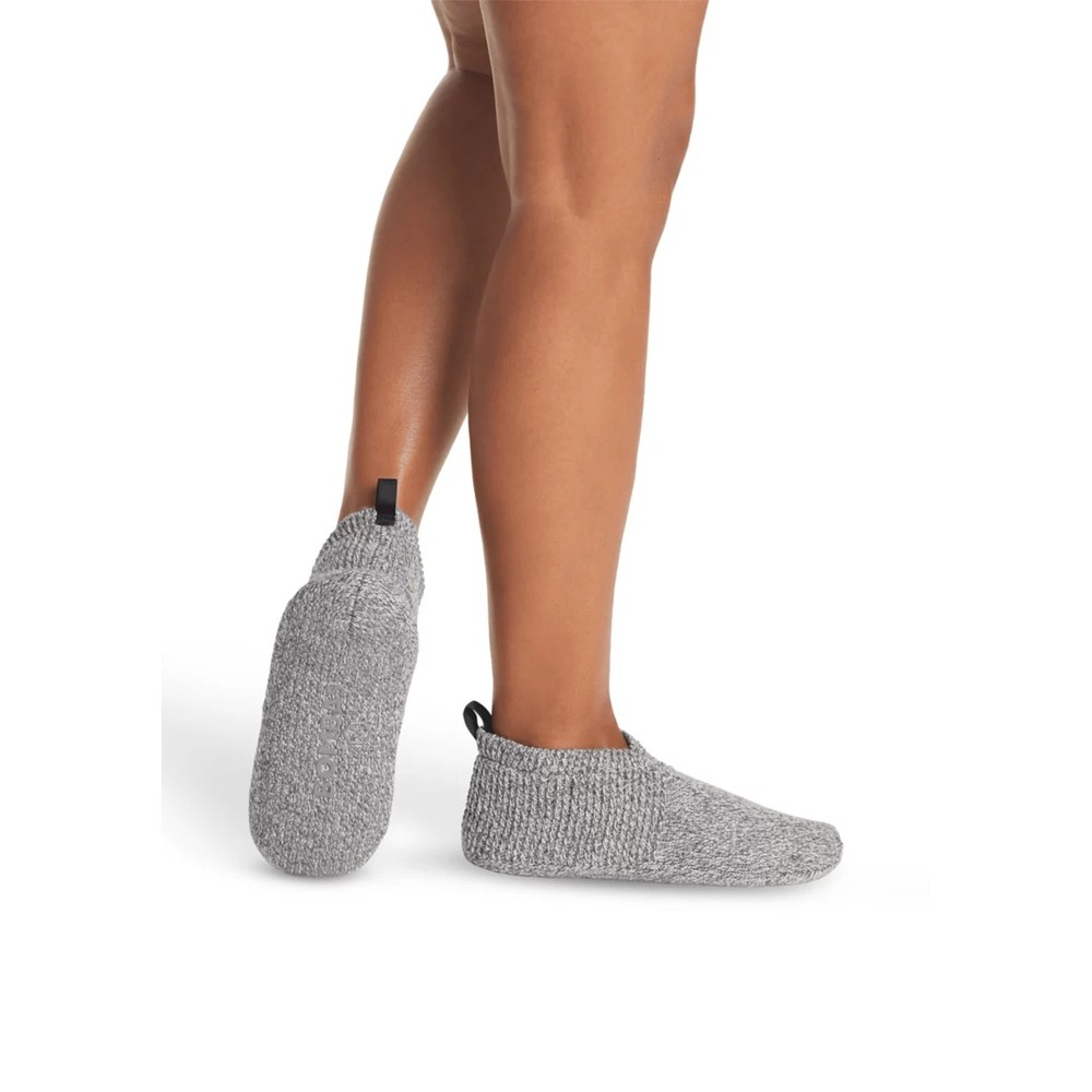 Bombas Lined Gripper Slipper House Shoes Size Small Women's 7-8.5 Gray j